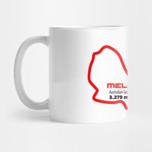 Melbourne Track Graphic Mug